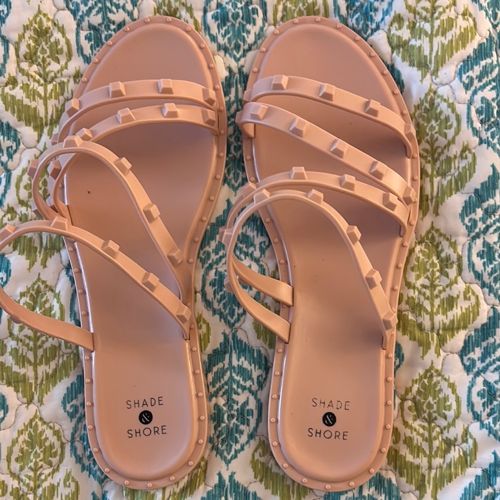 Like-New Shade & Shore Women's Pink Sandals